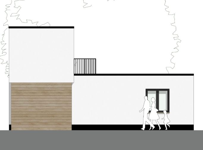 Vorderseite Modulhaus ML2