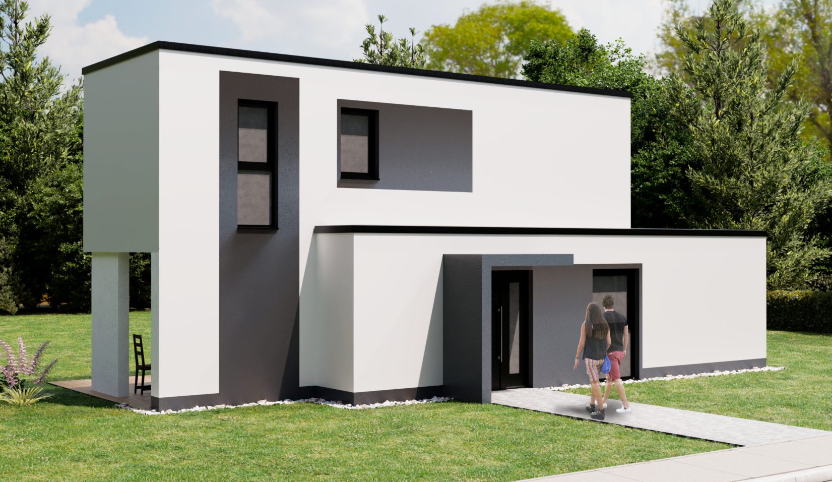 Tiny Haus mit 2 Geschossen Mit rund 54qm Wohnfläche auf 2 Etagen ist dieses Tiny Haus etwas ganz besonderes.