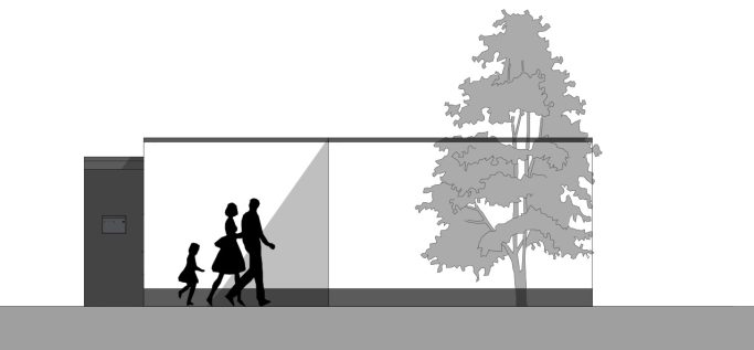 Seitenansicht rechts des Tiny Houses MH1